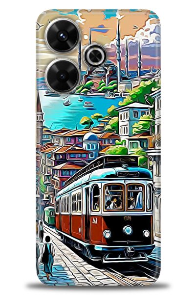 kılıfevreni جراب متوافق مع هاتف Xiaomi Redmi 13 4G A+ Plus + واقي شاشة سيرامي...