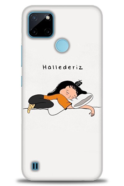 realme حافظة متوافقة مع A+ Plus + واقي شاشة من السيراميك غير قابل للكسر - 164