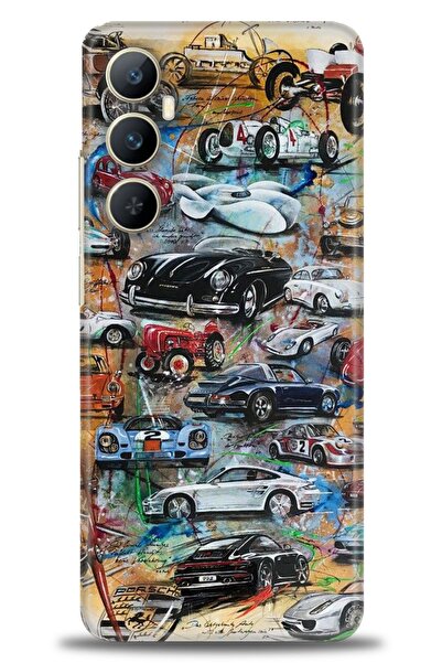 realme حافظة A+ Plus متوافقة مع شبكة الجيل الرابع C65 + واقي شاشة سيراميك غير...