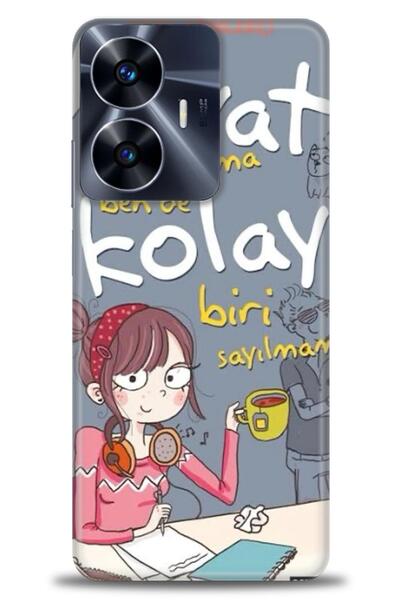 kılıfevreni جراب A+ Plus متوافق مع هاتف Realme C55 4G + واقي شاشة سيراميك غير...