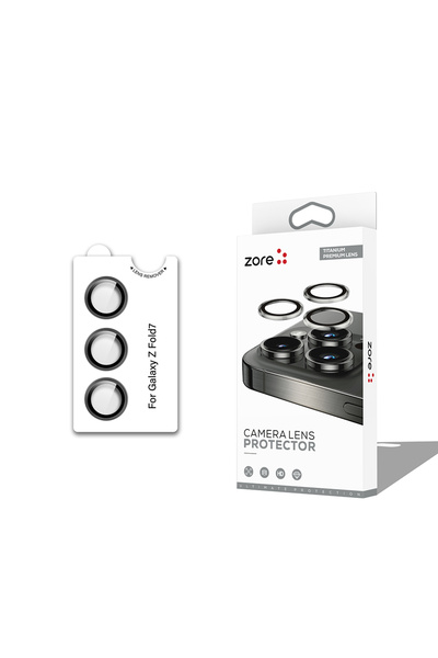 zore Galaxy Z Fold 7 Cl-12 Premium Sapphire Anti-Fingerprint Anti-Reflective Camera Lens Protector