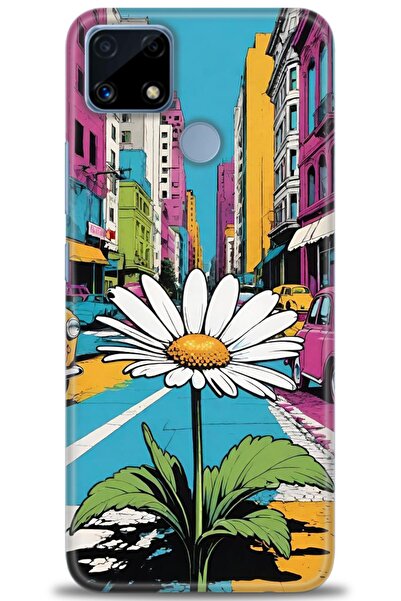 realme حافظة متوافقة مع A+ Plus + واقي شاشة سيراميك غير قابل للكسر - 443