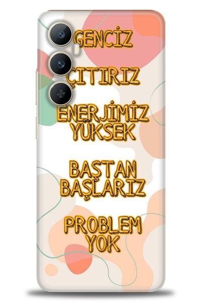 realme حافظة A+ Plus متوافقة مع شبكة الجيل الرابع C65 + واقي شاشة سيراميك غير...