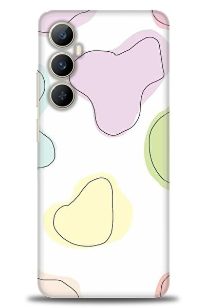 realme حافظة A+ Plus متوافقة مع شبكة الجيل الرابع C65 + واقي شاشة سيراميك غير...