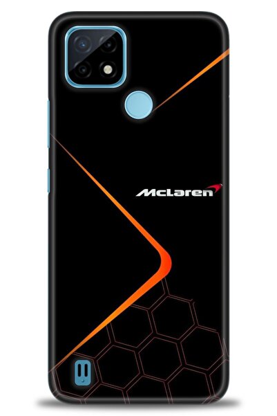 realme حافظة متوافقة مع C21 A+ Plus + واقي شاشة سيراميك غير قابل للكسر - 379