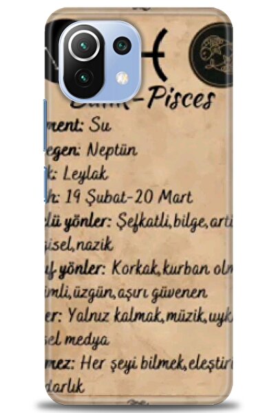 kılıfevreni غطاء متوافق مع هاتف Xiaomi Mi 11 Lite A+ Plus غطاء HD مطبوع - غطا...