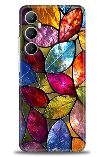 realme حافظة A+ Plus متوافقة مع شبكة الجيل الرابع C65 + واقي شاشة سيراميك غير...