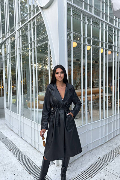 hakimoda DERİ TRENÇ