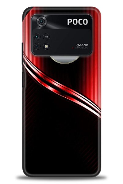 kılıfevreni حافظة متوافقة مع هاتف Xiaomi Poco M4 Pro 4G + واقي شاشة من السيرا...