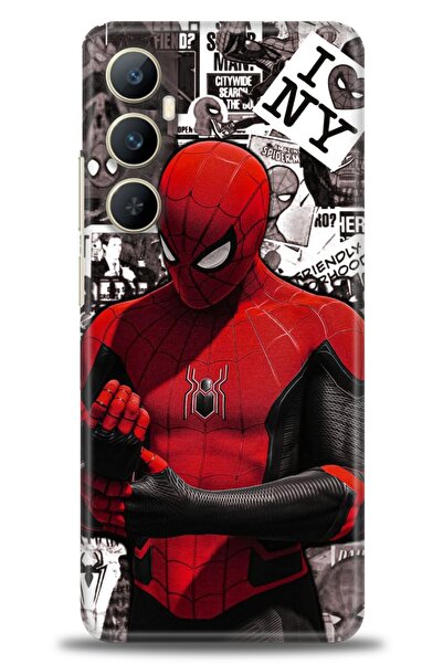 realme حافظة A+ Plus متوافقة مع شبكة الجيل الرابع C65 + واقي شاشة سيراميك غير...