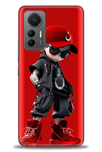 kılıfevreni غطاء متوافق مع هاتف Xiaomi Mi 12 Lite A+ Plus HD مطبوع - غطاء من ...