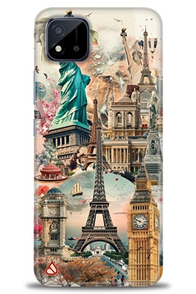 kılıfevreni غطاء متوافق مع هاتف Realme C11 2021 A+ Plus غطاء HD مطبوع - غطاء ...