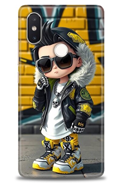 kılıfevreni حافظة متوافقة مع هاتف Xiaomi Mi 8 SE + واقي شاشة من السيراميك غير...