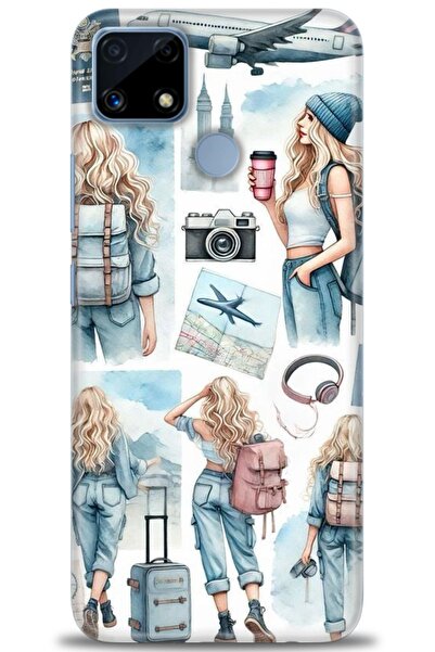 kılıfevreni غطاء متوافق مع هاتف Realme C25S A+ Plus غطاء HD مطبوع - غطاء من ا...