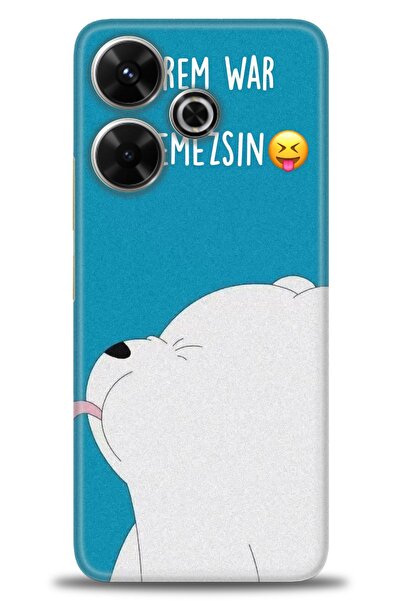 kılıfevreni جراب متوافق مع هاتف Xiaomi Redmi 13 4G A+ Plus + واقي شاشة سيرامي...