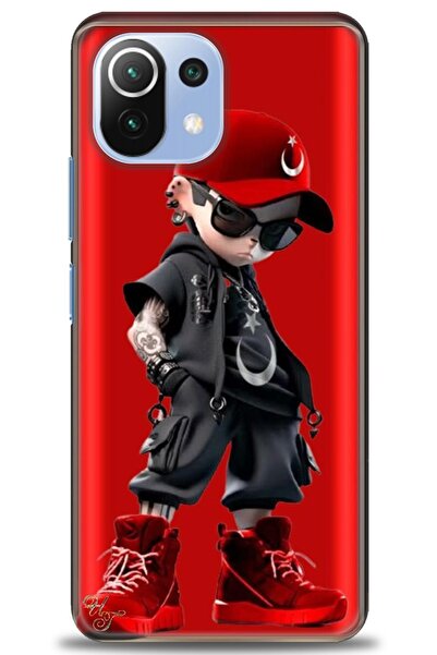 kılıfevreni غطاء متوافق مع هاتف Xiaomi Mi 11 Lite A+ Plus غطاء HD مطبوع - غطا...