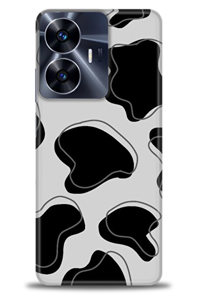 realme حافظة A+ Plus متوافقة مع شبكة الجيل الرابع C55 + واقي شاشة سيراميك غير...