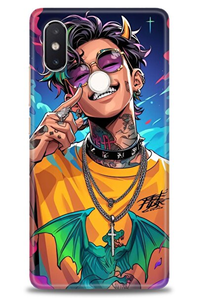 kılıfevreni حافظة متوافقة مع هاتف Xiaomi Mi 8 SE + واقي شاشة من السيراميك غير...