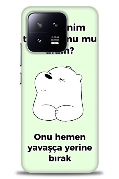 kılıfevreni جراب متوافق مع هاتف Xiaomi Mi 13 + واقي شاشة من السيراميك غير قاب...