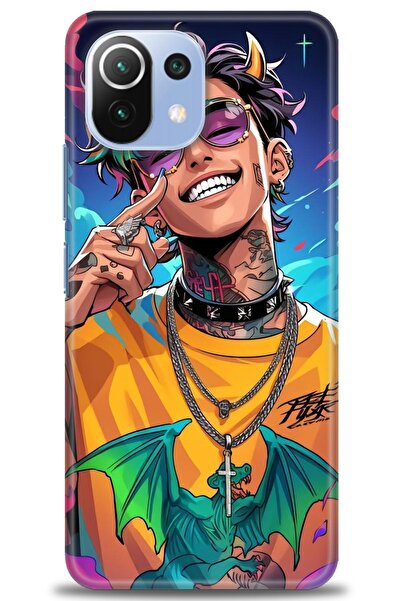 kılıfevreni غطاء متوافق مع هاتف Xiaomi Mi 11 Lite A+ Plus غطاء HD مطبوع - غطا...