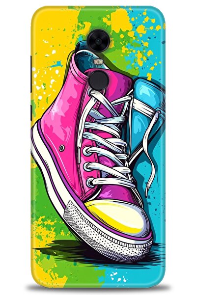 kılıfevreni جراب متوافق مع هاتف Xiaomi Redmi 5 Plus + واقي شاشة من السيراميك ...