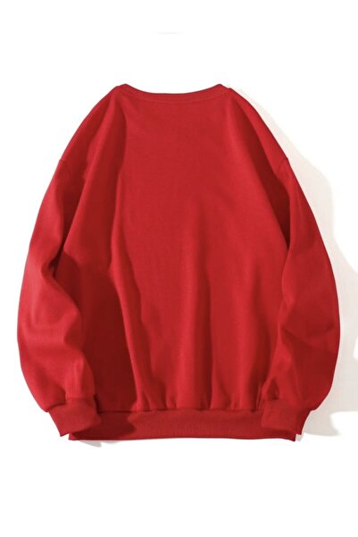 LAPS Women's Red NASA Oversize Sweatshirt