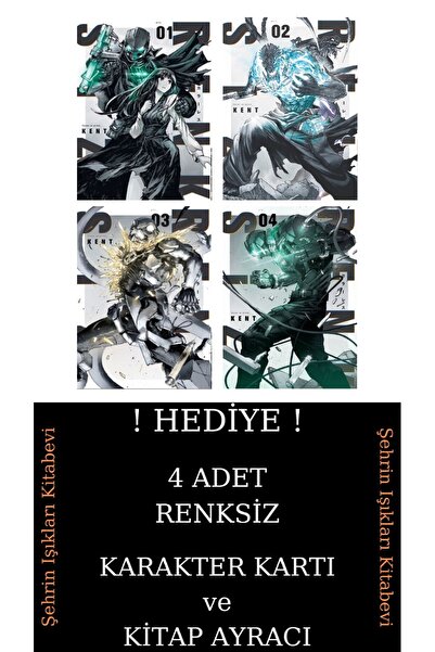 Kayıp Kıta Yayınları Renksiz 1-2-3-4 Manga Seti (4 KİTAP) / Renksiz Karakter ...