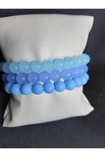 MRYart مجموعة أساور من الخرز الزجاجي مكونة من 3 قطع - اشترِ 3 واحصل على المزي...