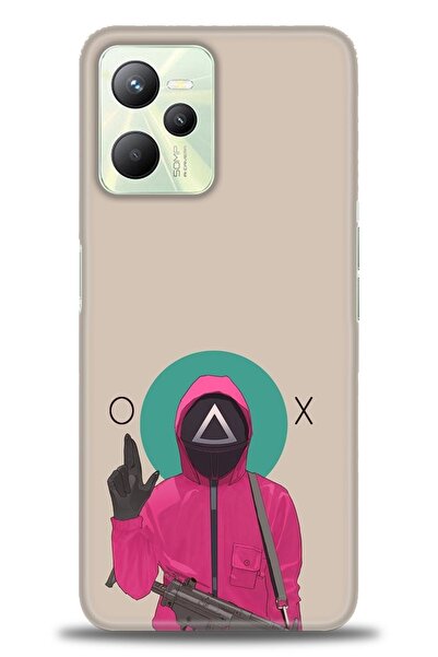 realme حافظة متوافقة مع C35 A+ Plus + واقي شاشة سيراميك غير قابل للكسر - 286