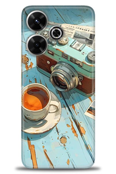 kılıfevreni جراب متوافق مع هاتف Xiaomi Redmi 13 4G A+ Plus + واقي شاشة سيرامي...