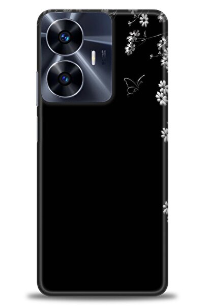 realme حافظة A+ Plus متوافقة مع شبكة الجيل الرابع C55 + واقي شاشة سيراميك غير...