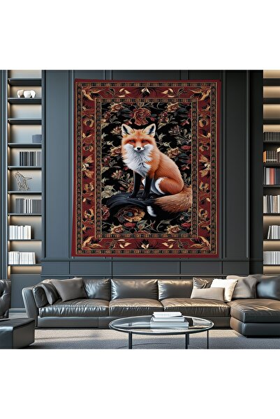 Else Dekor Fox Animal Pattern Wall Cloth Wall Tapestry Wall Tapestry