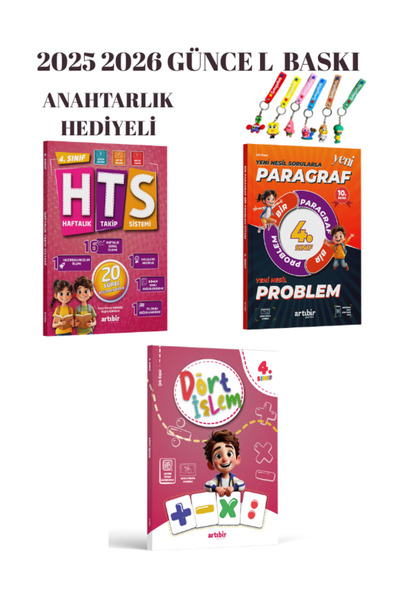 Artıbir Yayınları ARTI BİR YAYINLARI 4 .SINF 3 LÜ SET