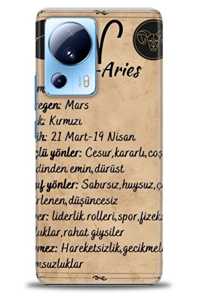 kılıfevreni غطاء متوافق مع هاتف Xiaomi Mi 13 Lite A+ Plus HD مطبوع - غطاء من ...