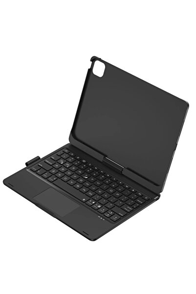 Khayra iPad Pro 11 (2024) F11 Ats Case Magic Tablet Case with Rotating Keyboard - Black-(579 - Eszaoc5729-6
