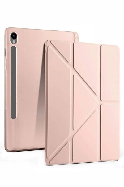 Khayra Samsung Galaxy Tab S10 Fe Plus 13.1 Mars Tablet Case with Pen Holder - Rose Gold-(57 - Eszaoc7615-9