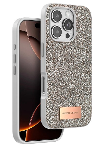 lowell home غطاء آيفون 16 برو ماكس اللامع - ذهبي - (5796) - LOHO2367-6149