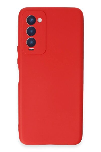 lowell home Tecno Camon 18 Case First Silicone - Red-(5796) - Loho1238-5618
