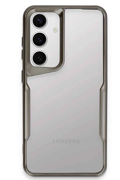 Khayra غطاء حماية سامسونج جالاكسي S24 من السيليكون - رمادي تيتان - (5796) - ESZAOC4508-8972