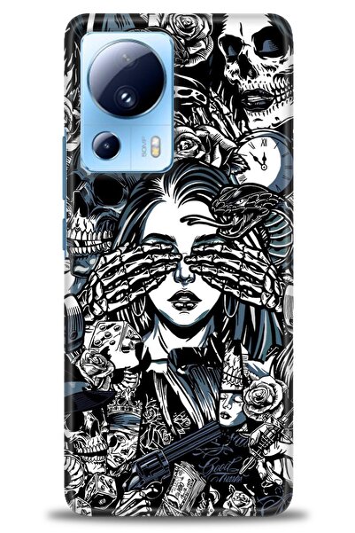 kılıfevreni غطاء متوافق مع هاتف Xiaomi Mi 13 Lite A+ Plus غطاء HD مطبوع - غطا...