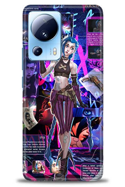 kılıfevreni غطاء متوافق مع هاتف Xiaomi Mi 13 Lite A+ Plus غطاء HD مطبوع - غطا...