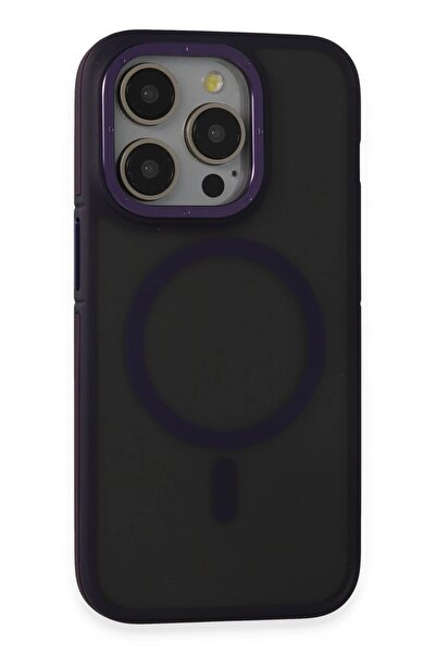 OEM غطاء حماية لجهاز iPhone 14 Pro من Rocky Magsafe - أرجواني غامق-(5796) - VOANFD7183-9157