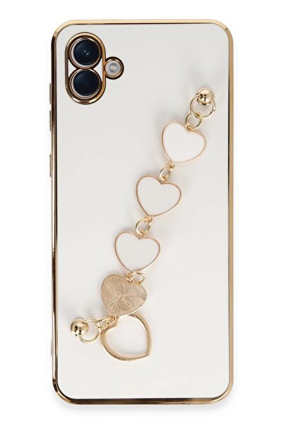 Khayra جراب سامسونج جالاكسي A04E من السيليكون - أبيض-(5796) - ESZAOC9355-3470