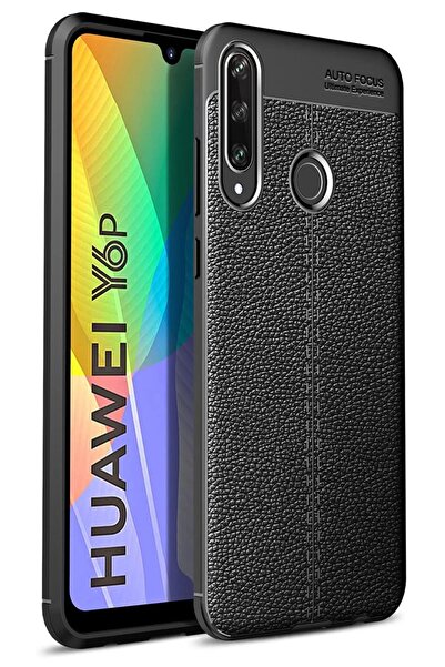 OEM غطاء هاتف هواوي Y6P ذو التركيز التلقائي - أسود-(5796) - VOANFD7715-8178