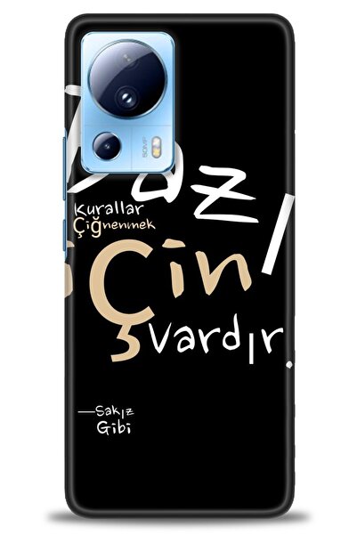 kılıfevreni غطاء متوافق مع هاتف Xiaomi Mi 13 Lite A+ Plus HD مطبوع - غطاء سيل...