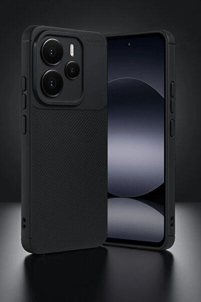 Khayra غطاء كربون بتركيز تلقائي لهاتف Xiaomi Note 14 5G - أسود-(5796) - ESZAOC4420-1607