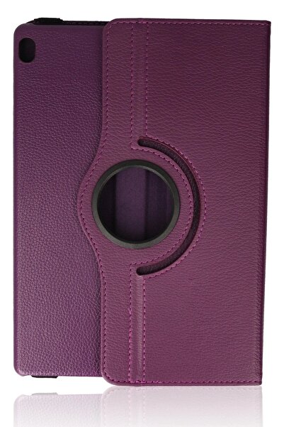 OEM حافظة جلدية متوافقة مع الجهاز اللوحي M10 X505F 360 - بلون البرقوق - (5796) - NETIHV9757-1160