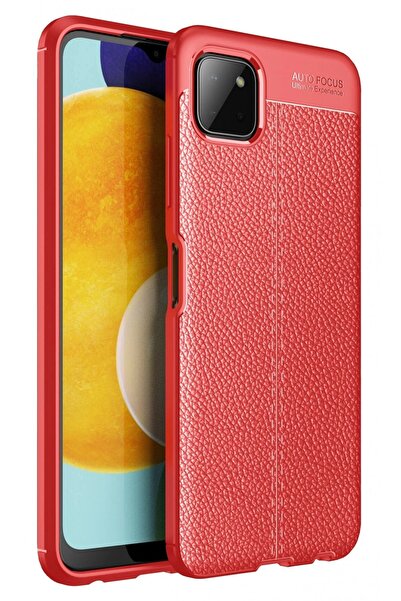 UStores Samsung Galaxy A22 Case Auto Focus Cover - Red-(5796) - Ufukaal6293-1141