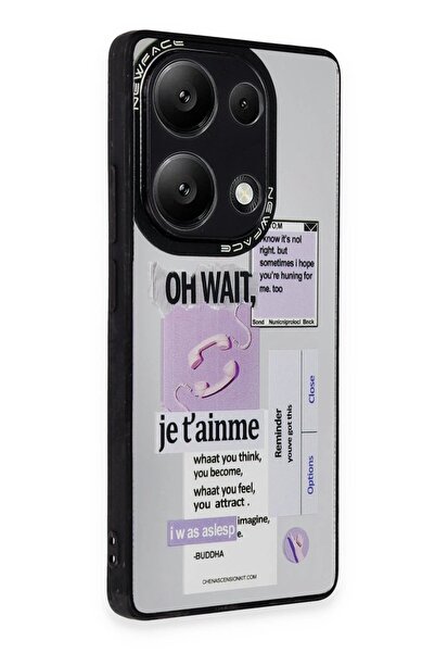 Khayra غطاء حماية لهاتف شاومي ريدمي نوت 13 برو 5G بنمط مرآة - مرآة - 4-(5796) - ESZAOC7854-6665