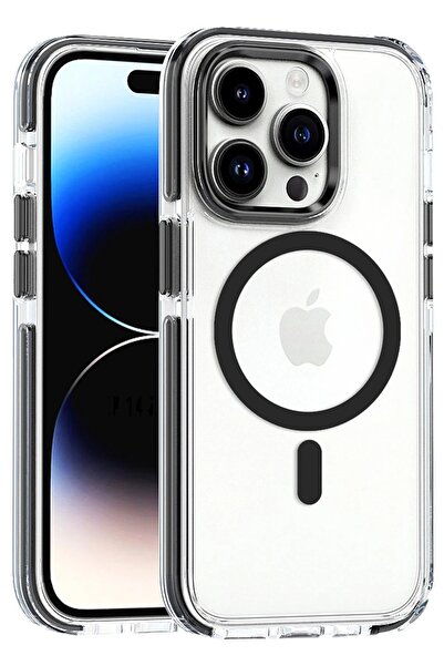 toyigoo غطاء ماج سيف لهاتف آيفون 14 برو - أسود-(5796) - VOANFD5120-4488